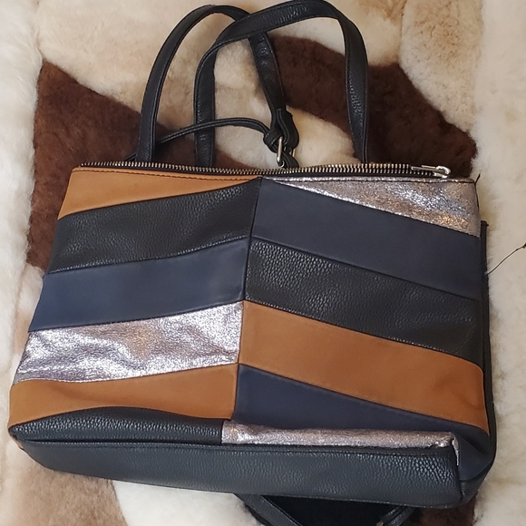 sammy Handbags - Sammy handbag purse blue silver tan